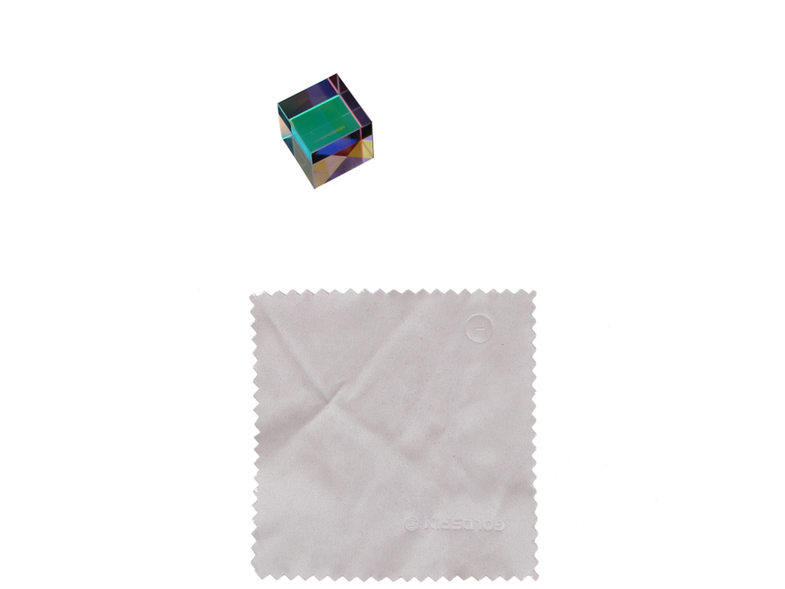 Prisma Cúbico De Vidrio Óptico K9, 6 Caras, 2x2x2cm, Para Decoración, Enseñanza Y Fotografía.
