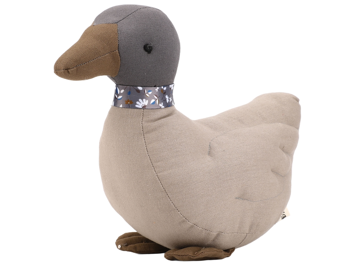 Ats-almohada De Algodón Patso Peluche Lindo Decoración Habitación Muñeco Suave Juguete Para Niños Gris