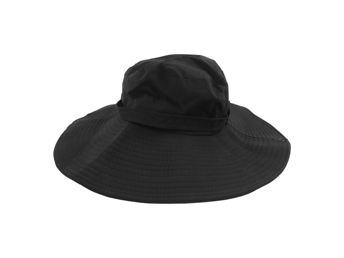 2026rebe-gorra De Pesca Con Protección Uv Upf 50 Ajustable Impermeable De Borde Ancho Versátil Para Actividades Al Aire Libre Negro