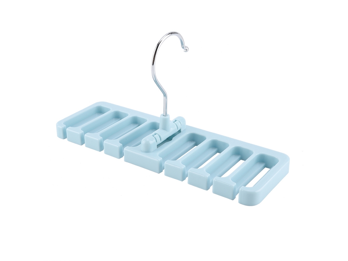 Organizador de corbatas giratorio con gancho, soporte para corbatas, cinturones y accesorios (paquete de 1)