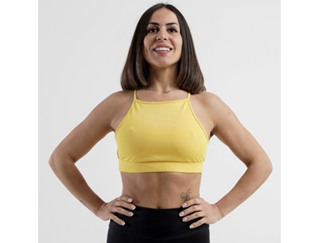 Top de Mujer FORZA FITNESS Fili Talla Unica Amarillo (Talla Única)