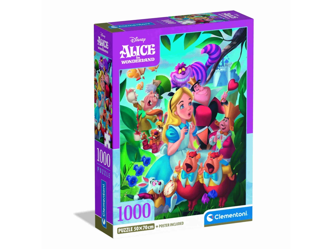 Rompecabezas Disney Alicia en el País de las Maravillas 1000 piezas Clementoni