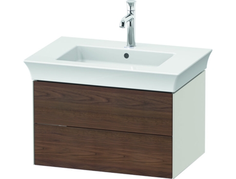 DURAVIT White Tulip, mueble de baño colgado en la pared, ancho 684 x fondo 458mm, con 2 cajones, con tecnología tip-on, WT43410
