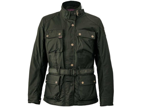 Abrigo Para Mujer garibaldi heritage verde motociclismo xs