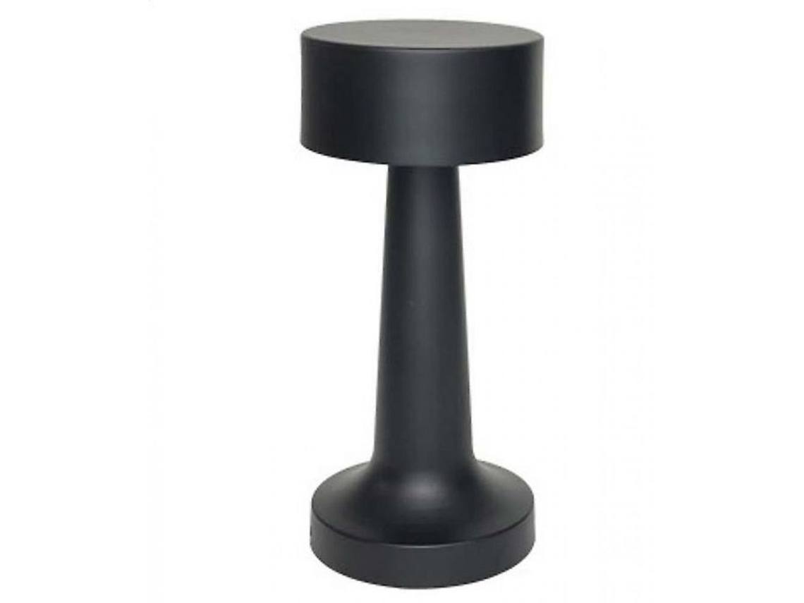 2026-lámpara De Mesa Recargable Con Sensor Táctil, Luz Nocturna Usb 3 Modos De Luz 3000k-6000k 1800mah Negro