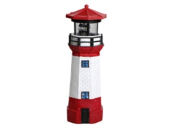 Faro Solar Giratorio Decorativo Para Exteriores, Luz Led De Resina De Inducción Para Jardín.