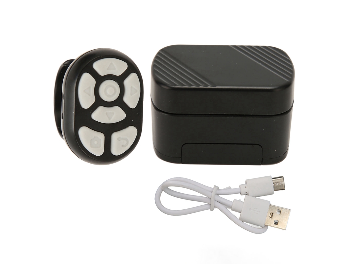 Controle Remoto Sem Fio Anel De Rolagem Paginador Para Android Com Cursor E Câmera Bt 5.3