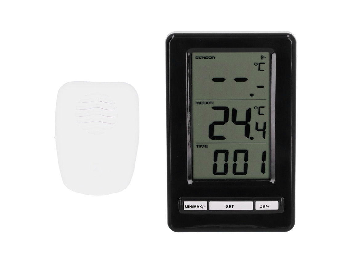 Termómetro Electrónico Inalámbrico De Alta Precisión Para Uso En Interiores Y Exteriores, Tanto En El Hogar Como En Diversos Entornos.