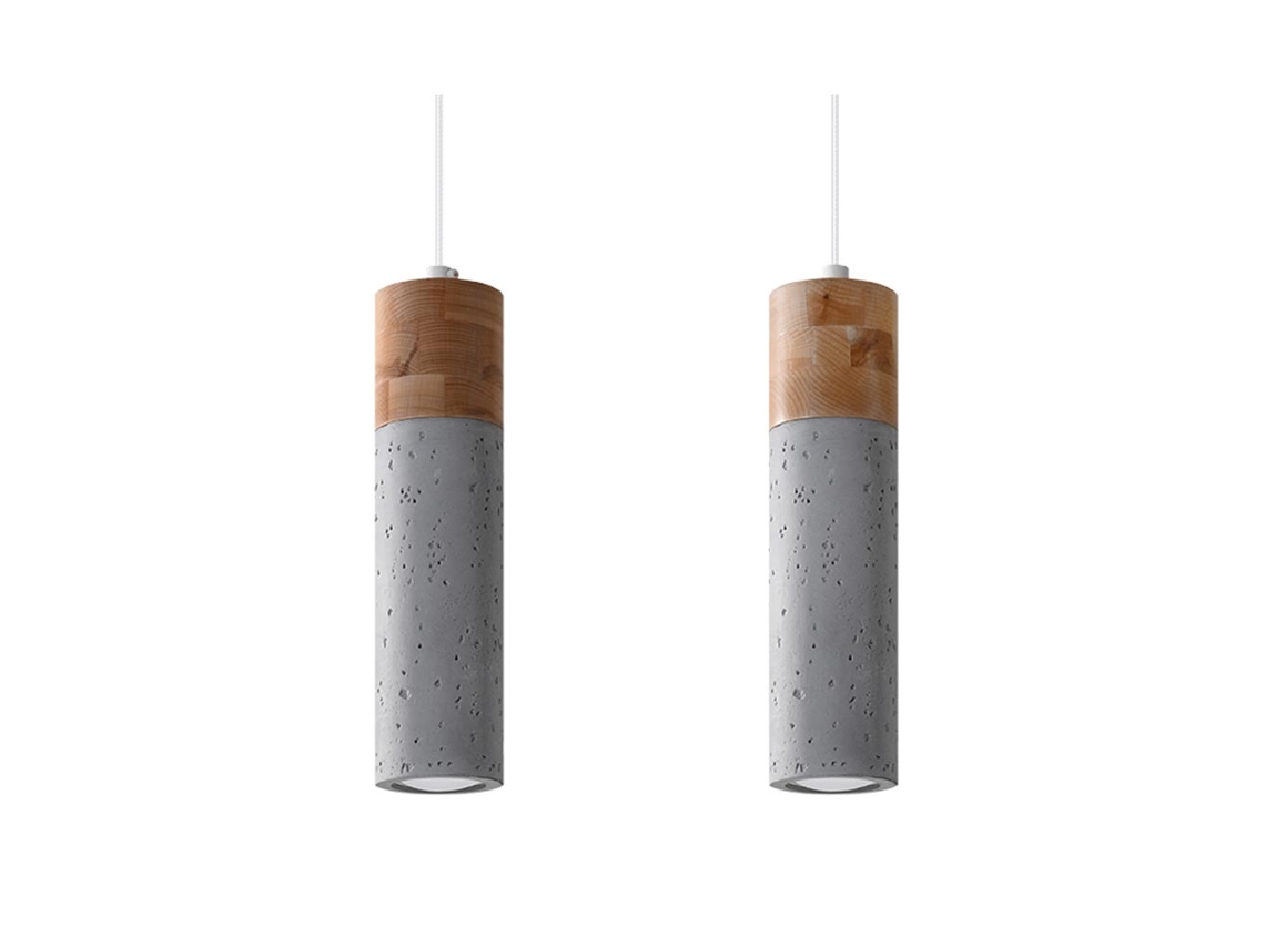 Sollux Sl.0966 Lámpara Colgante Zane 2 Gris