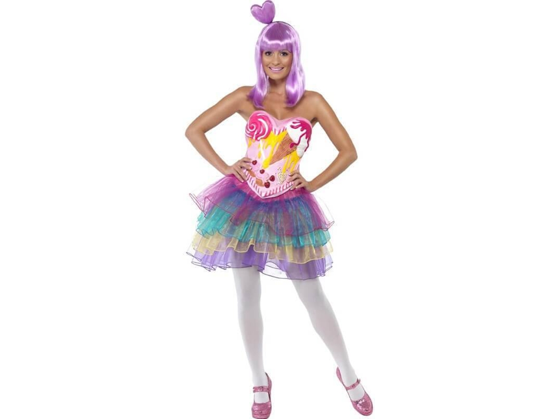 Disfraz de Mujer DISFRAZZES Candy De Reina Del Pop (Talla: M - 40/42)