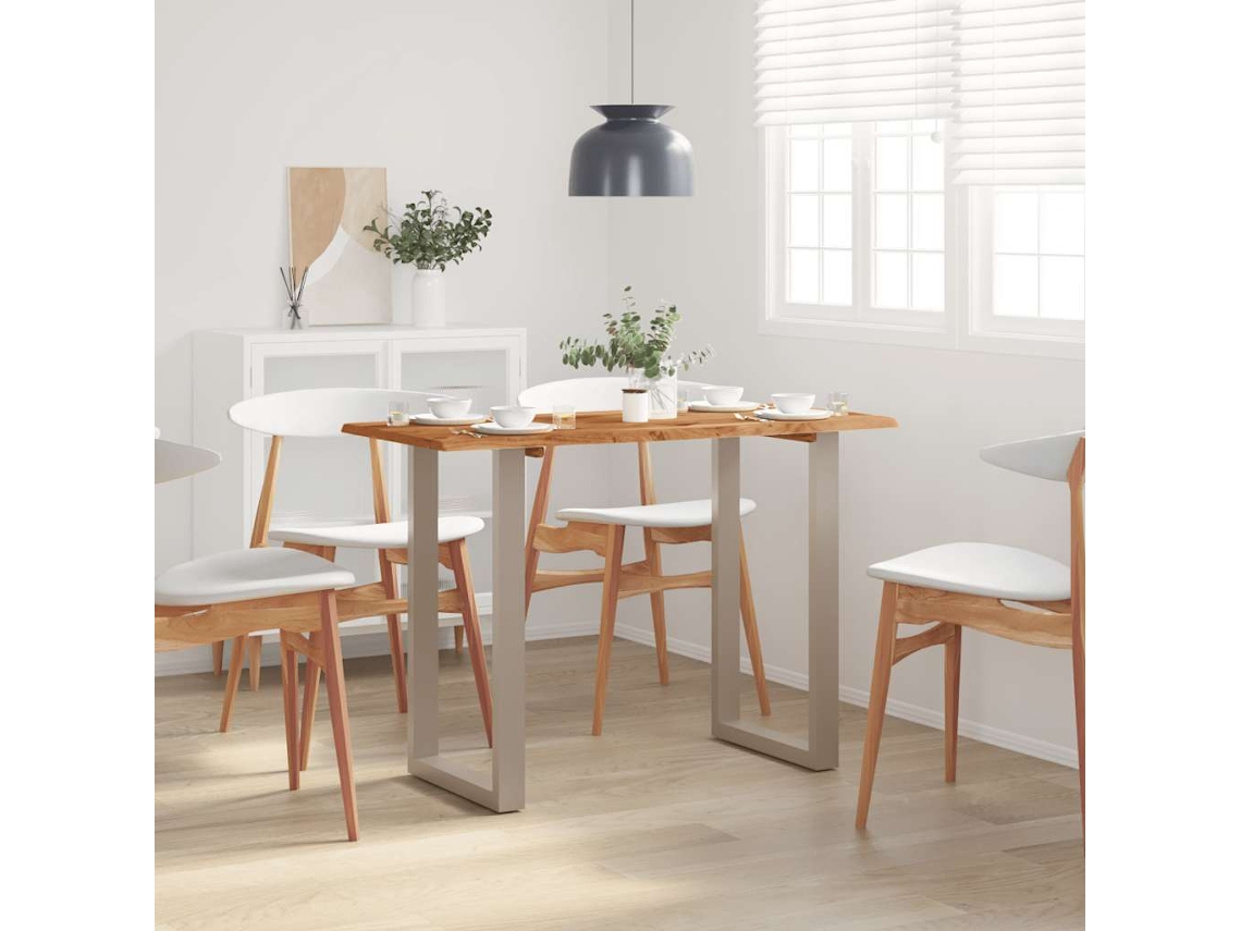 Mesa De Comedor | Mesa De Cena Madera Maciza De Acacia 110x50x76 Cm