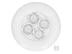 2026-foco Led De 4 Agujeros Ajustable 3 Velocidades Para Garaje Almacén Ac 165‑265v 38w