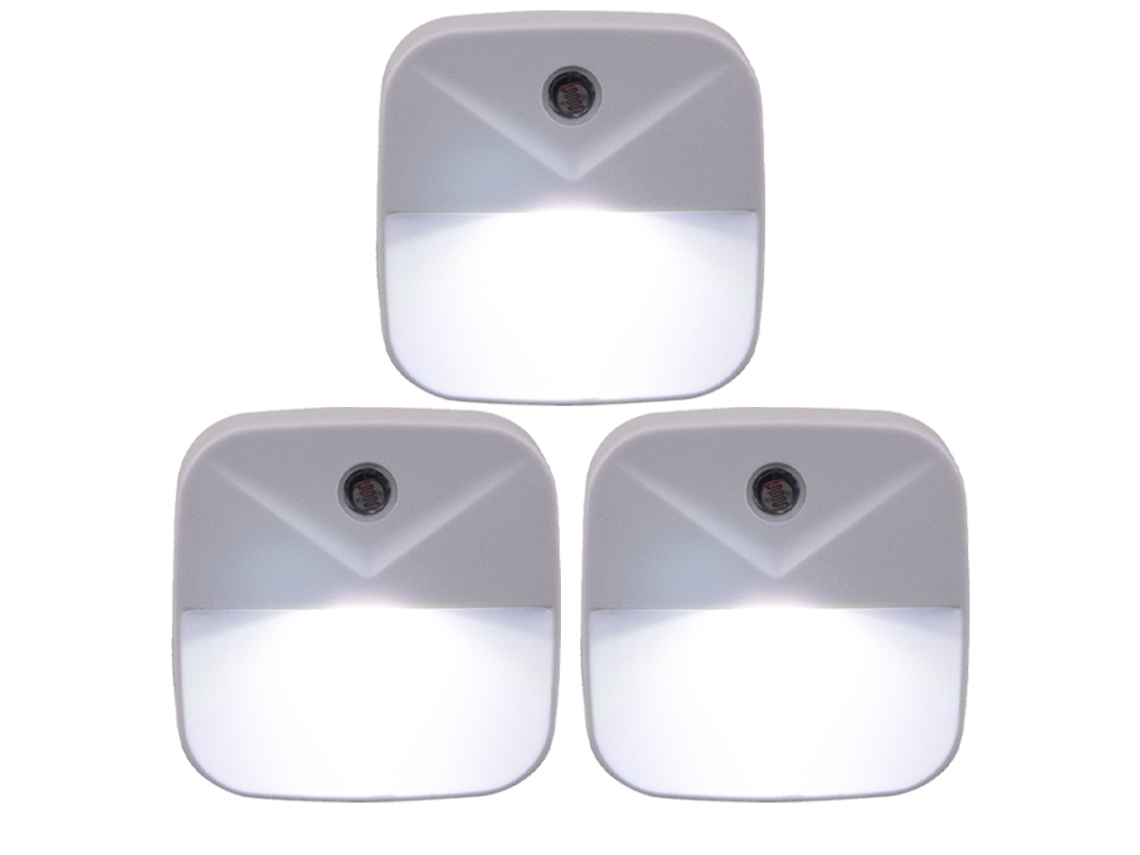 Lámpara De Cabecera Con Sensor 3Uds - Padrão Dos Eua - Luz Branca JEIIBRZUI