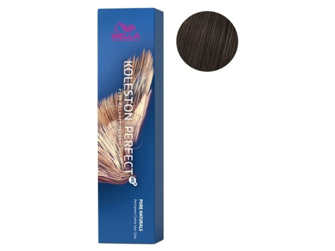 Coloración De Oxidación Permanente Wella Koleston Perfect Me Castaño Natural 60ml