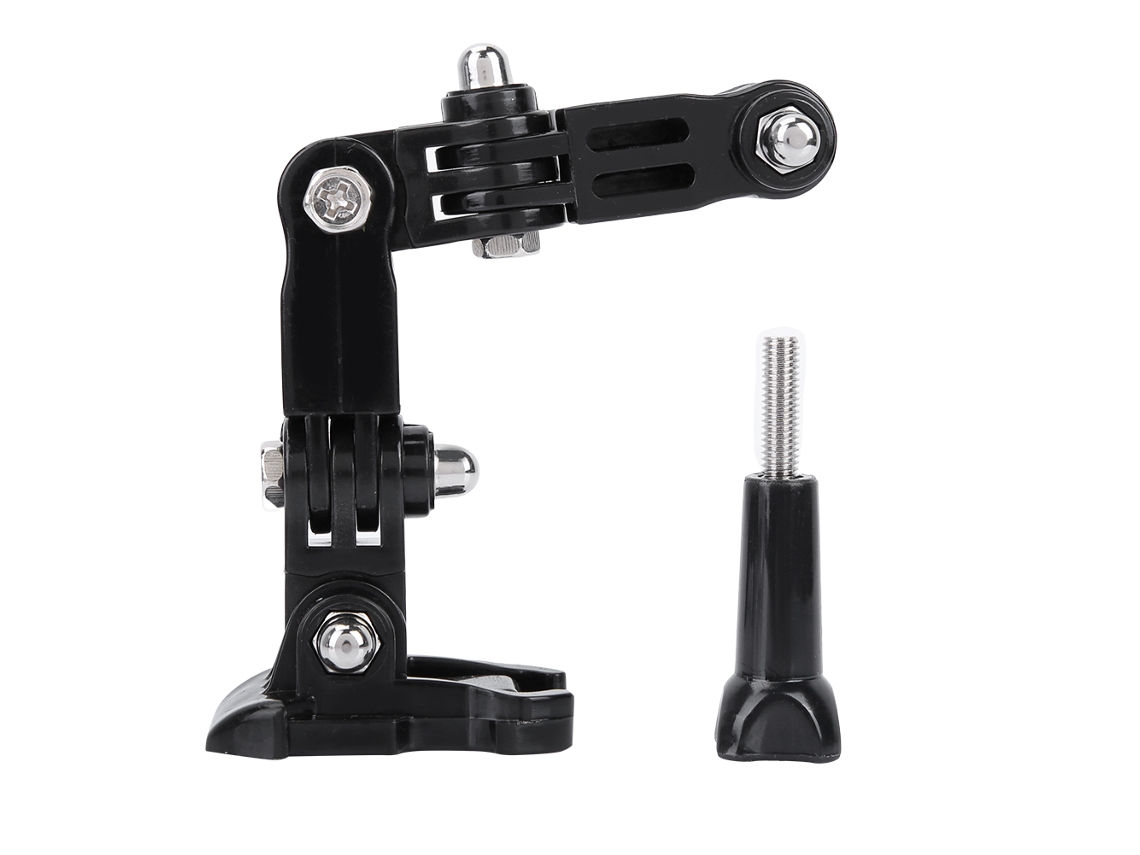 Brazo Soporte Para Casco Gopro Xiaoyi Bracket Ajustable Adaptador Para Cámara Deportiva