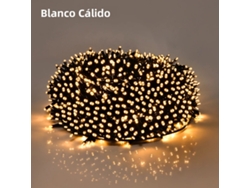 Guirnalda de luces navideñas impermeable Mdug (blanco cálido, 100 m, 1000 LED)