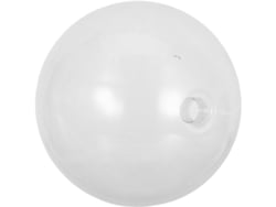 Pantalla de cristal transparente para lámparas colgantes, apliques de pared y candelabros - Pieza de repuesto moderna