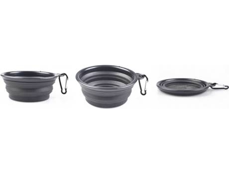 Bebedero Portátil para Perros y Gatos WJS (Gris)