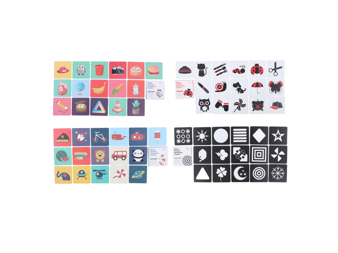 Tarjetas De Aprendizaje Para Bebés Y Niños Pequeños: Alto Contraste, Estimulación Visual Y Desarrollo Cerebral