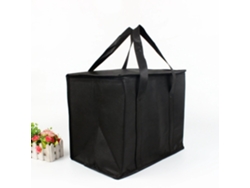 Bolsa de compras plegable Digitallab, bolsa térmica de 35 l, 41 x 26 x 33 cm (negra)