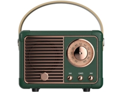 Altavoz Bluetooth Retro Hm11, Reproductor De Música Clásico, Sonido Estéreo, Portátil, Mini, De Viaje, Color Verde.
