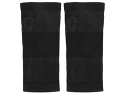 Bj-2 Peças De Canela Deportiva Transpiravel Anti-choque Protetora Para Patela Calça De Pernas Tamanho M Preto