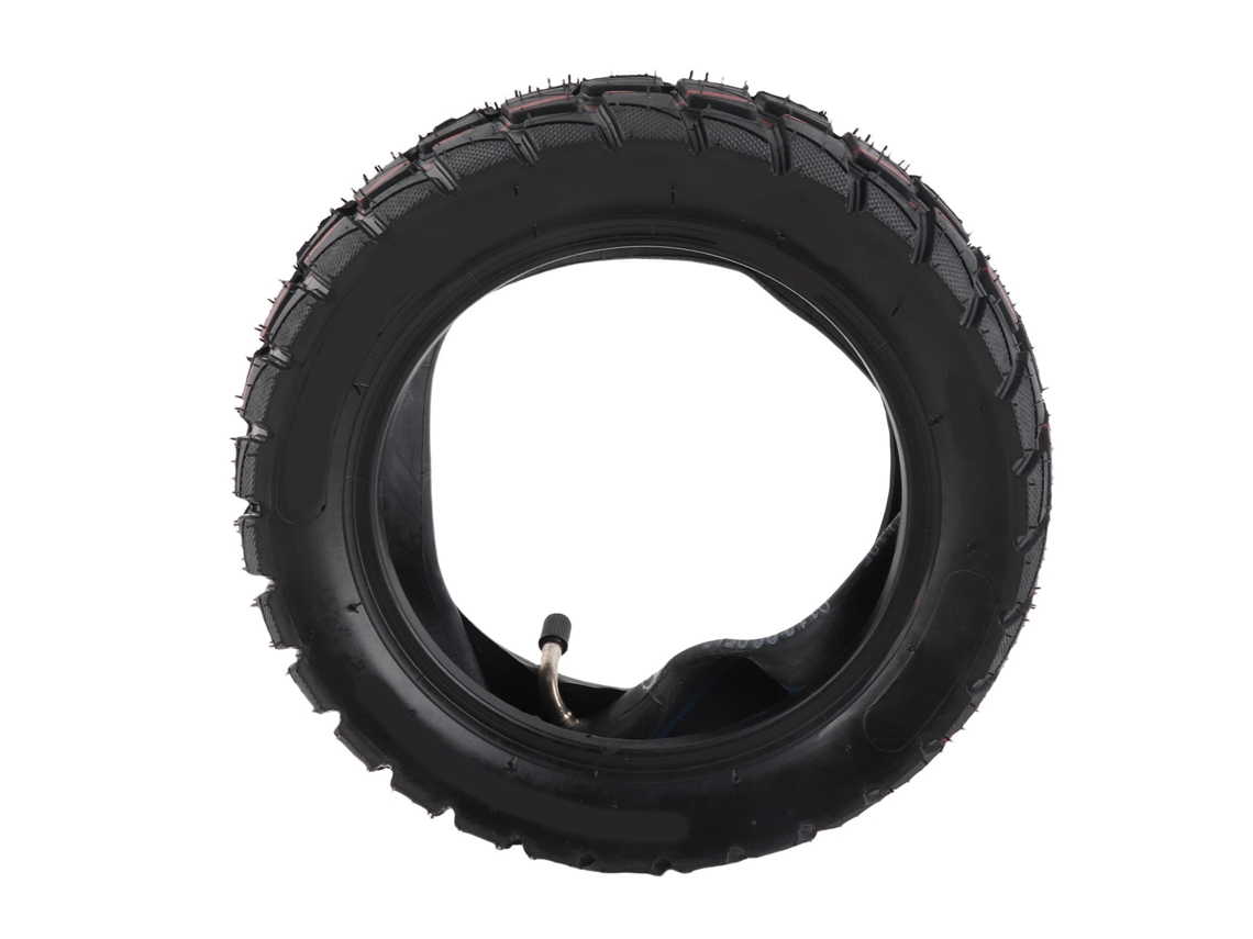 Neumático De 10 Pulgadas Para Patinete Eléctrico, Apto Para Uso Todoterreno Y De Alta Resistencia, Con Capas Interior Y Exterior.