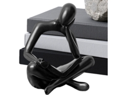 Escultura Moderna Estética Antideslizante Elegantes Sujetalibros Resina Decoración Interiores Estar Dormitorio