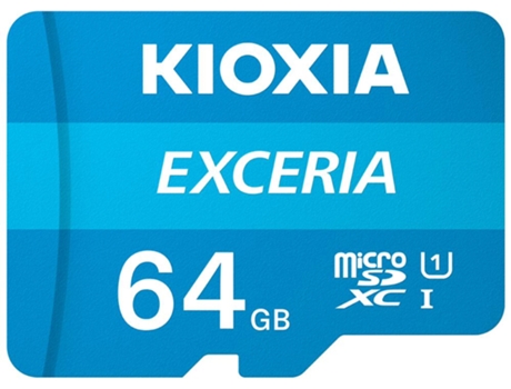 Kioxia Exceria Tarjeta de Memoria 64 Gb MicroSDXC UHS-I Clase 10