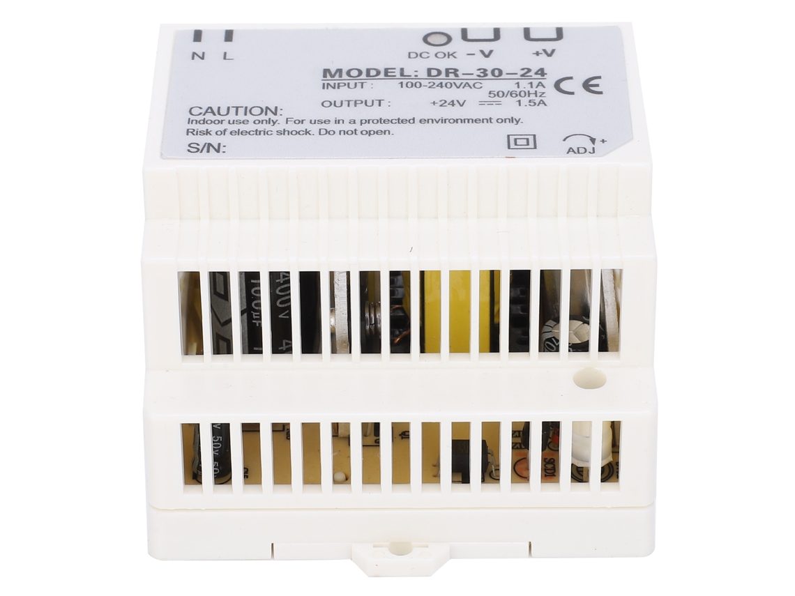 Fuente De Alimentación Switch Berm Dr-30-24 Dinrail 100-240vac Accesorios De Controlador Transformador