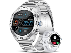 Reloj inteligente para Android e iOS con Bluetooth, llamadas, recordatorios de texto y altavoz de voz, monitor de actividad y monitorización de frecuencia cardíaca. Yizhood