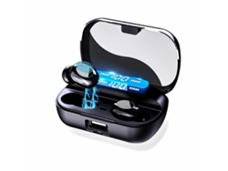 Fones De Ouvido Bluetooth Sem Fio Com Controle Tático Estojo De Carregamento 1500mah Tela Digital E Microfone