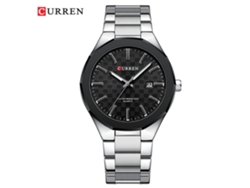 Reloj De Cuarzo Para Hombre, De Acero Inoxidable, Resistente Al Agua, Con Calendario Personalizado Y Estilo Casual.