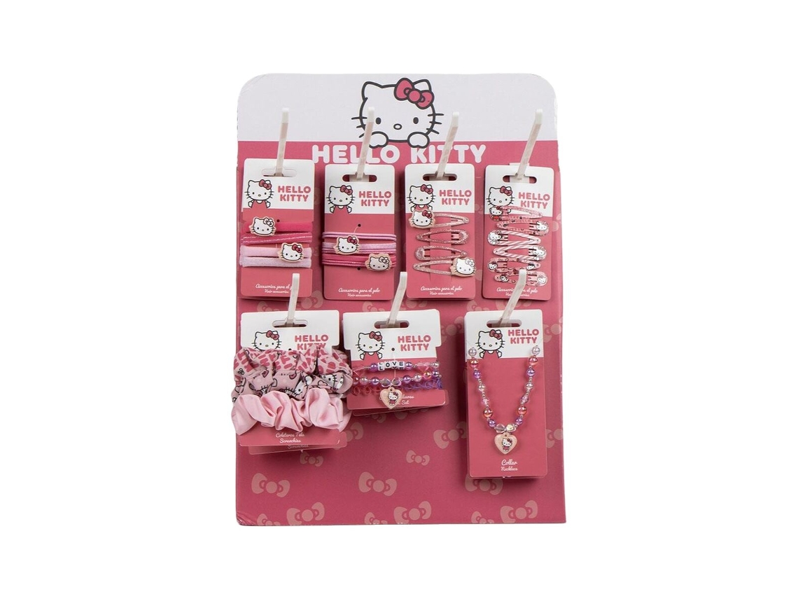 Accesorios para el cabello fucsia de Hello Kitty