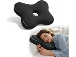 Almohadillas Para Orejas Perforadas - Protectores De Orejas - Almohadillas Para Dormir De Lado - Negro