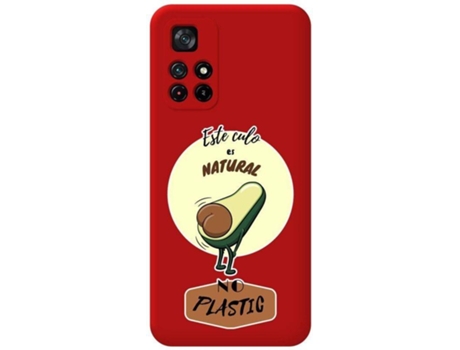 Carcasa Xiaomi POCO M4 Pro 5G TUMUNDOSMARTPHONE Natural No Plastic Rojo