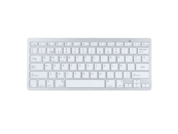 Teclado sem fio Bluetooth Baoj-2026, layout espanhol, 78 teclas, fino, leve e silencioso, para laptop, computador e desktop.