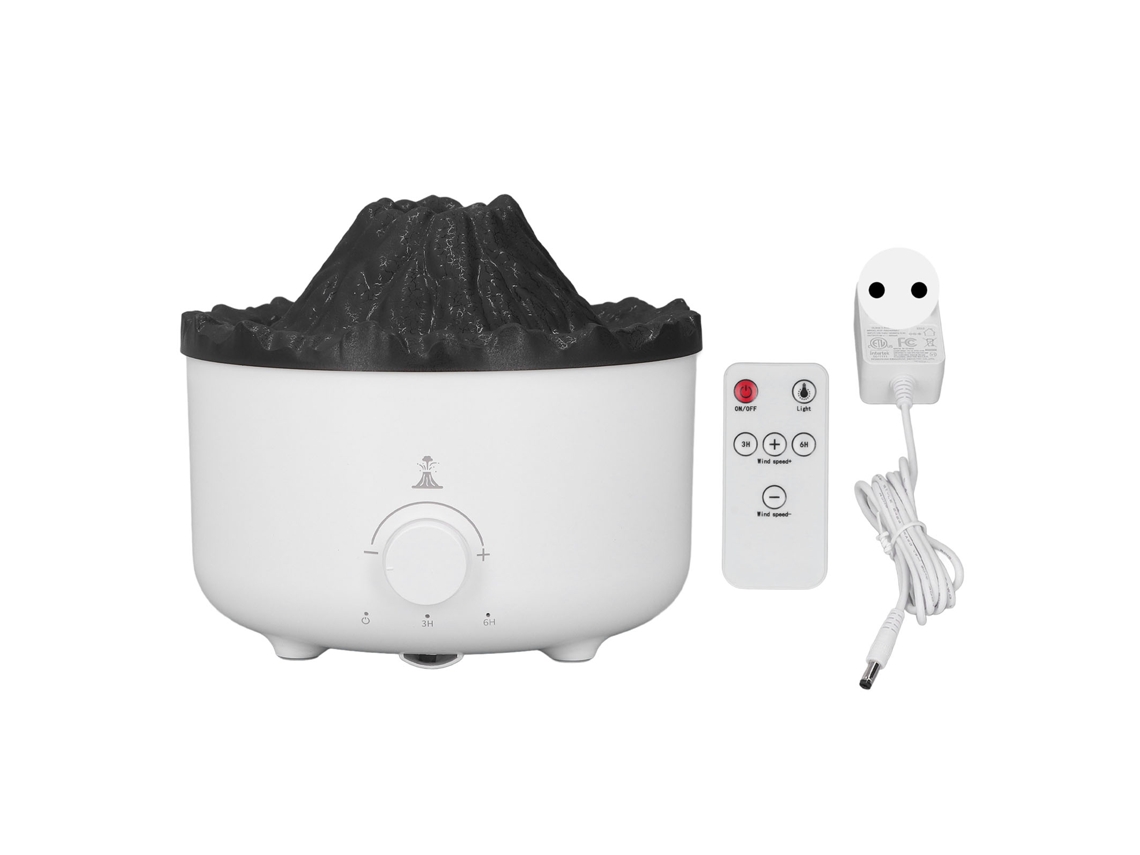 Difusor Humidificador Ultrasónico De Aromaterapia Volcánica Con Aceite Esencial, 560 Ml, Para El Hogar O La Oficina.