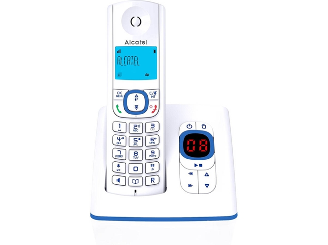 Teléfono Fijo ALCATEL F530 Azul