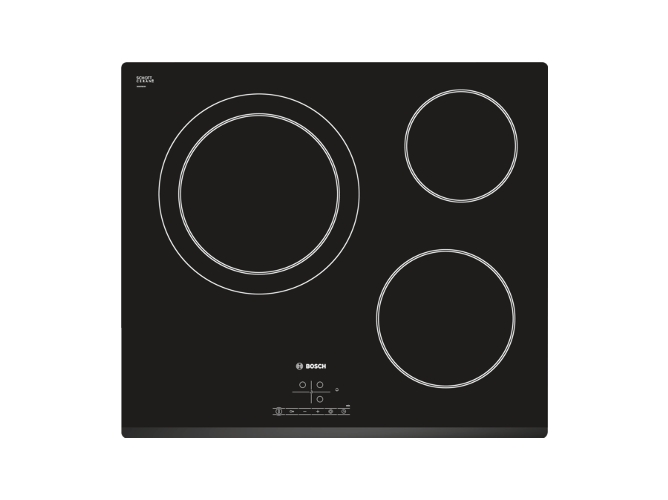 Bosch Pkk631b18e 3 zonas placa biselada 60cm encimera 3f 60 con touchselect serie 4 vitroceramica negro coccion marco 1 28cm 17 28 59.2