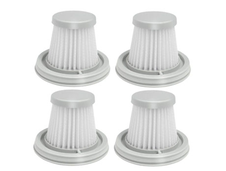 4 peças de filtro hepa para xiaomi mijia handy aspirador de pó filtro de peças