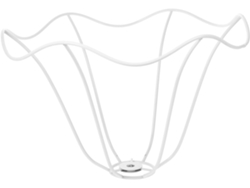Soporte Para Lámpara De Mesa Compatible Con Marco Metálico Diy Modelo 14 Con Borde Ondulado Irregular