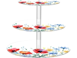 Precioso Soporte Acrílico De 3 Niveles Para Cupcakes, Postres Y Pasteles. Perfec