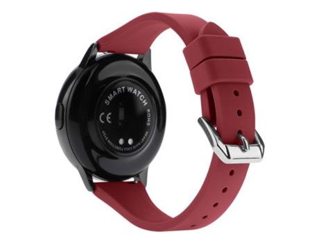 Correa de Silicona 20mm ajustable para Samsung Galaxy Watch 5 Pro 45mm/Huami Amazfit Bip 3 Pro - vino tinto