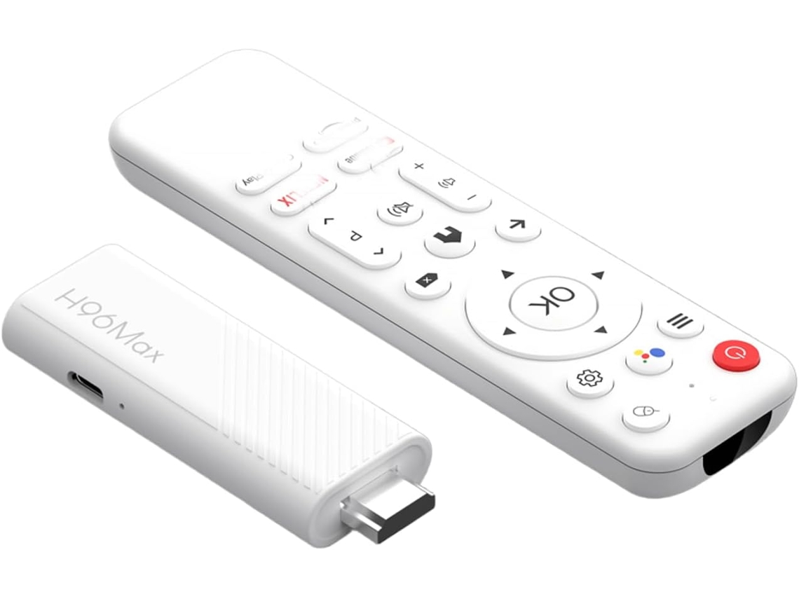 H96 Max Android 14.0 Tv Stick Atv Quad-core 16 Gb Wifi6 2.4g/5.8ghz Bt5.0 4k Av1 Ultra Hd Control Por Voz Smart Home Player