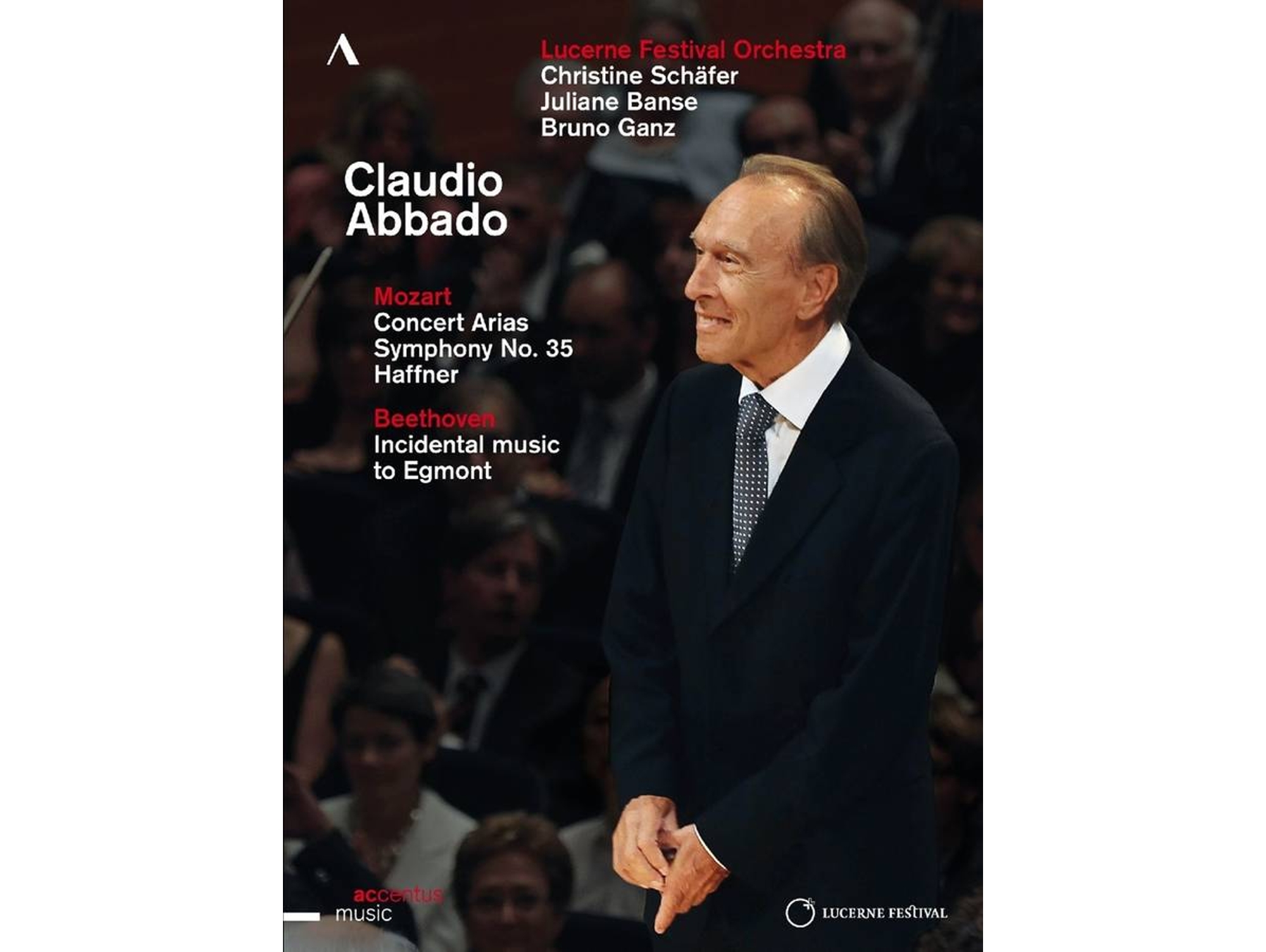 DVD-Video Album Abbado/Lucerne Festival Orch./Schaefer/Banse/Ganz - Claudio Abbado-Sinfonie 35,... (1 CDs)