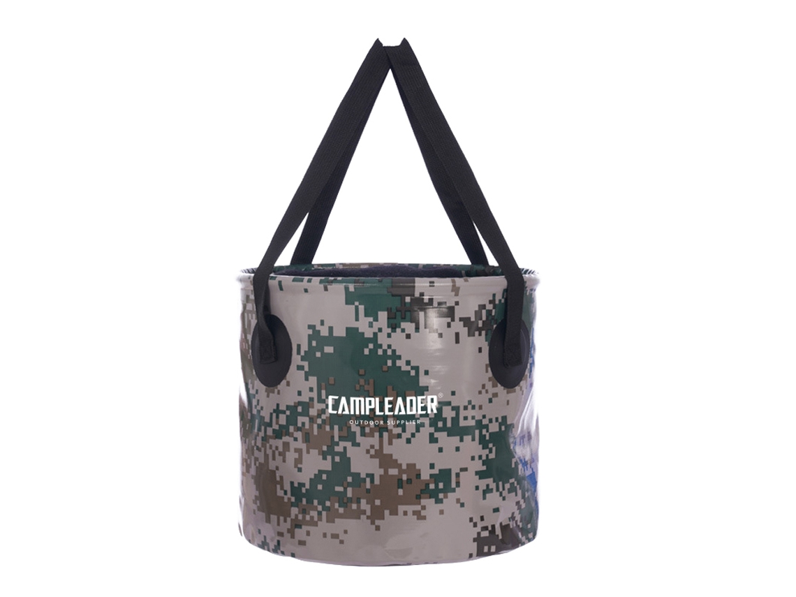 Cubo De Pesca Plegable Campleader De 20 Litros (5,28 Galones) Con Asa, Portátil Para Acampar, Pescar, Hacer Senderismo Y Jardinería.