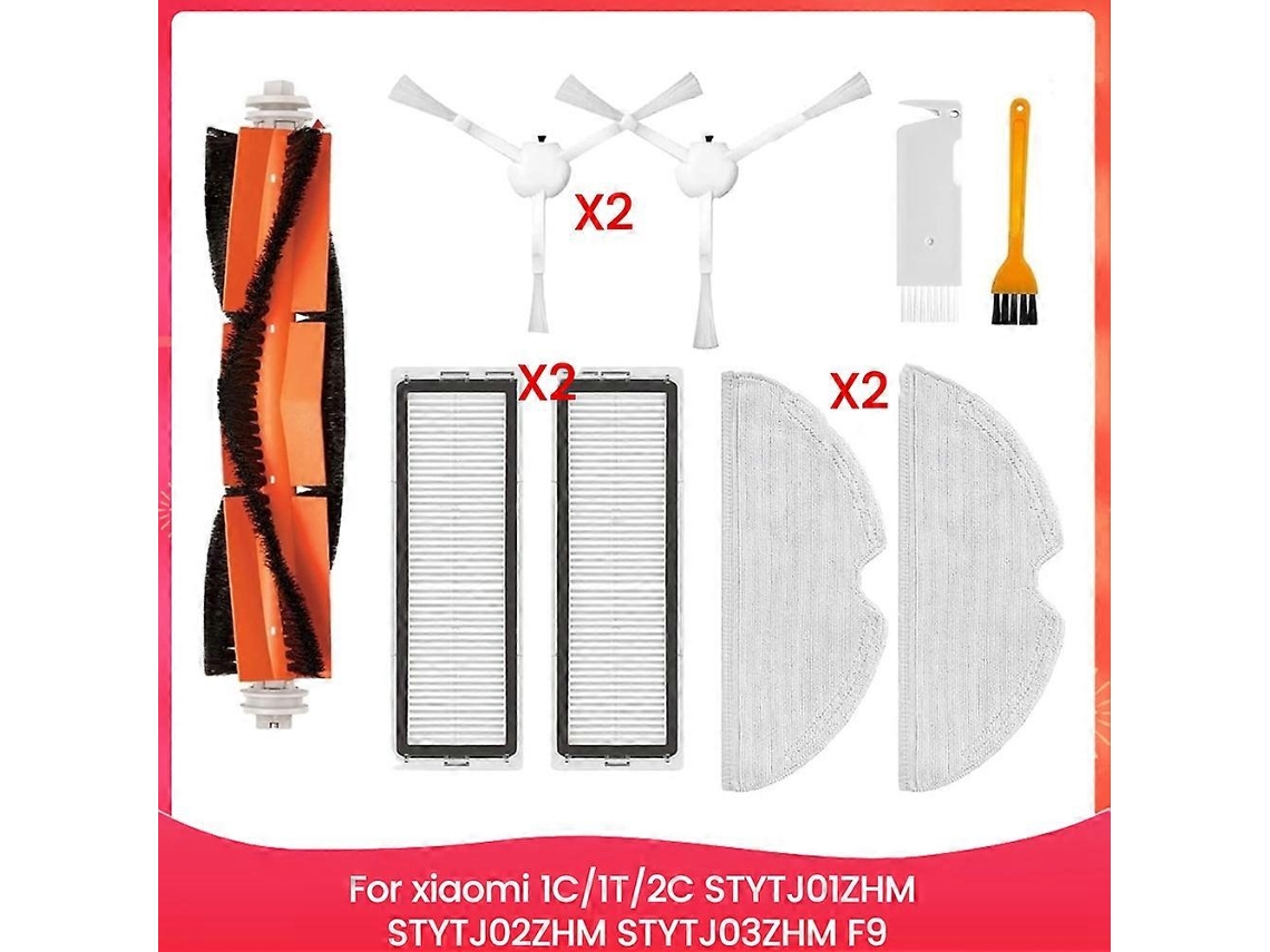 For 1c/1t/2c Stytj01zhm Stytj02zhm Stytj03zhm F9 Spare Parts Main Side Brush Filter Mop