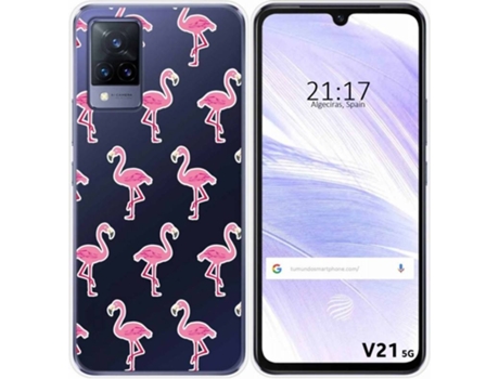 Carcasa Vivo V21 5G TUMUNDOSMARTPHONE Flamenco Multicolor