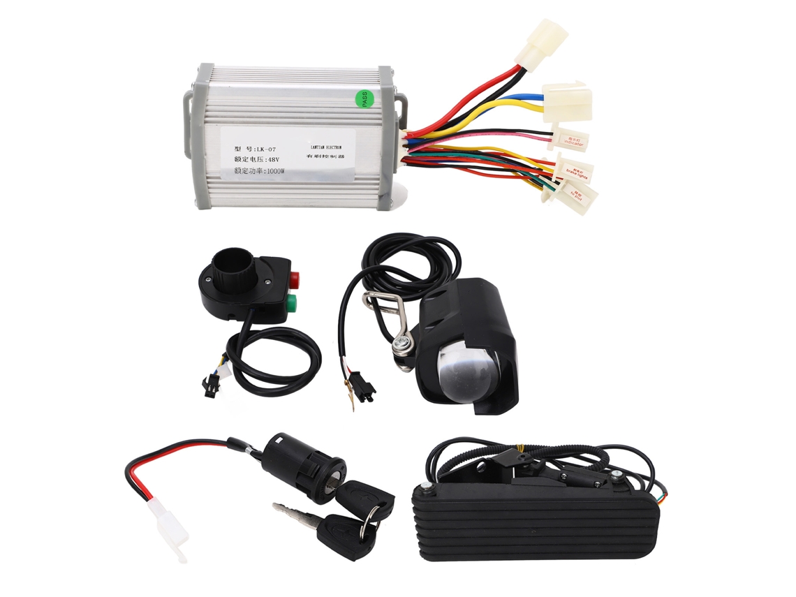 Kit De Conversão De Bicicleta Elétrica (controle De Aceleração E Farol)